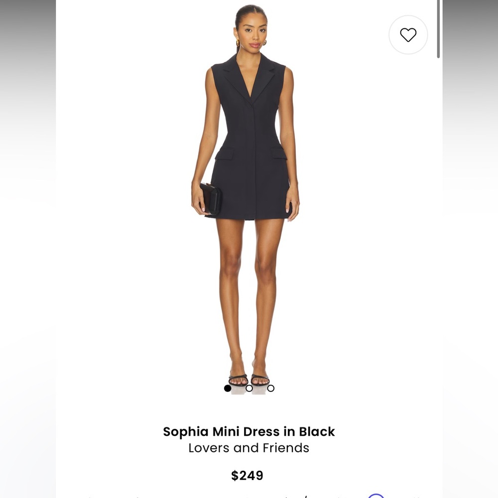Sophia Mini Dress in Black